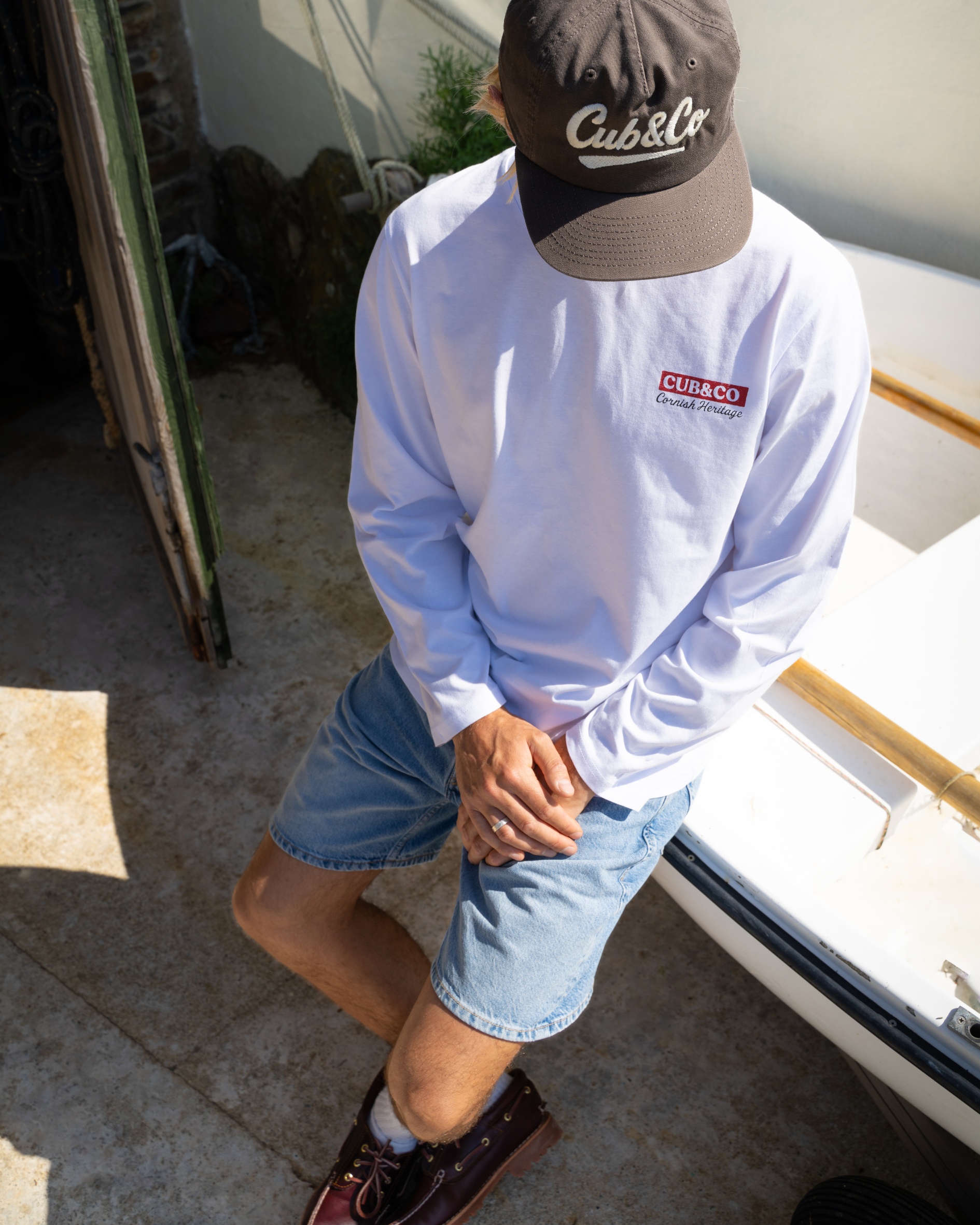 Chough Long Sleeve T-Shirt - White
