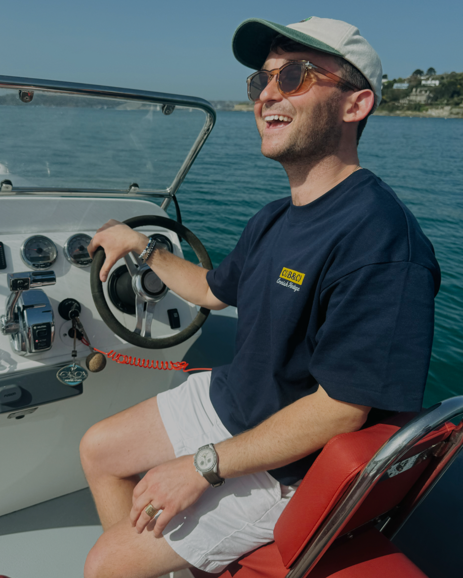 Atlantic Heavyweight Box T-Shirt - Navy