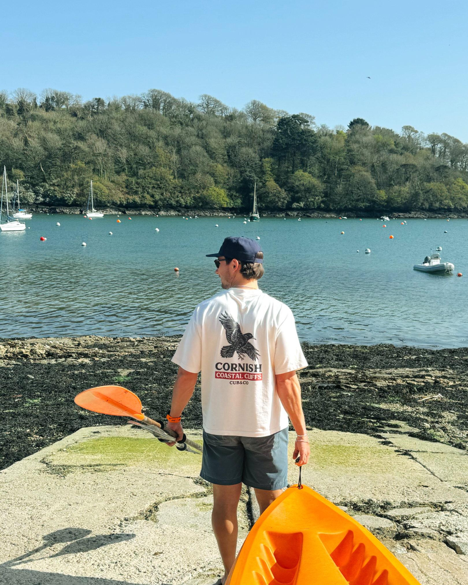 Chough Heavyweight Box T-Shirt – Cornish Cream