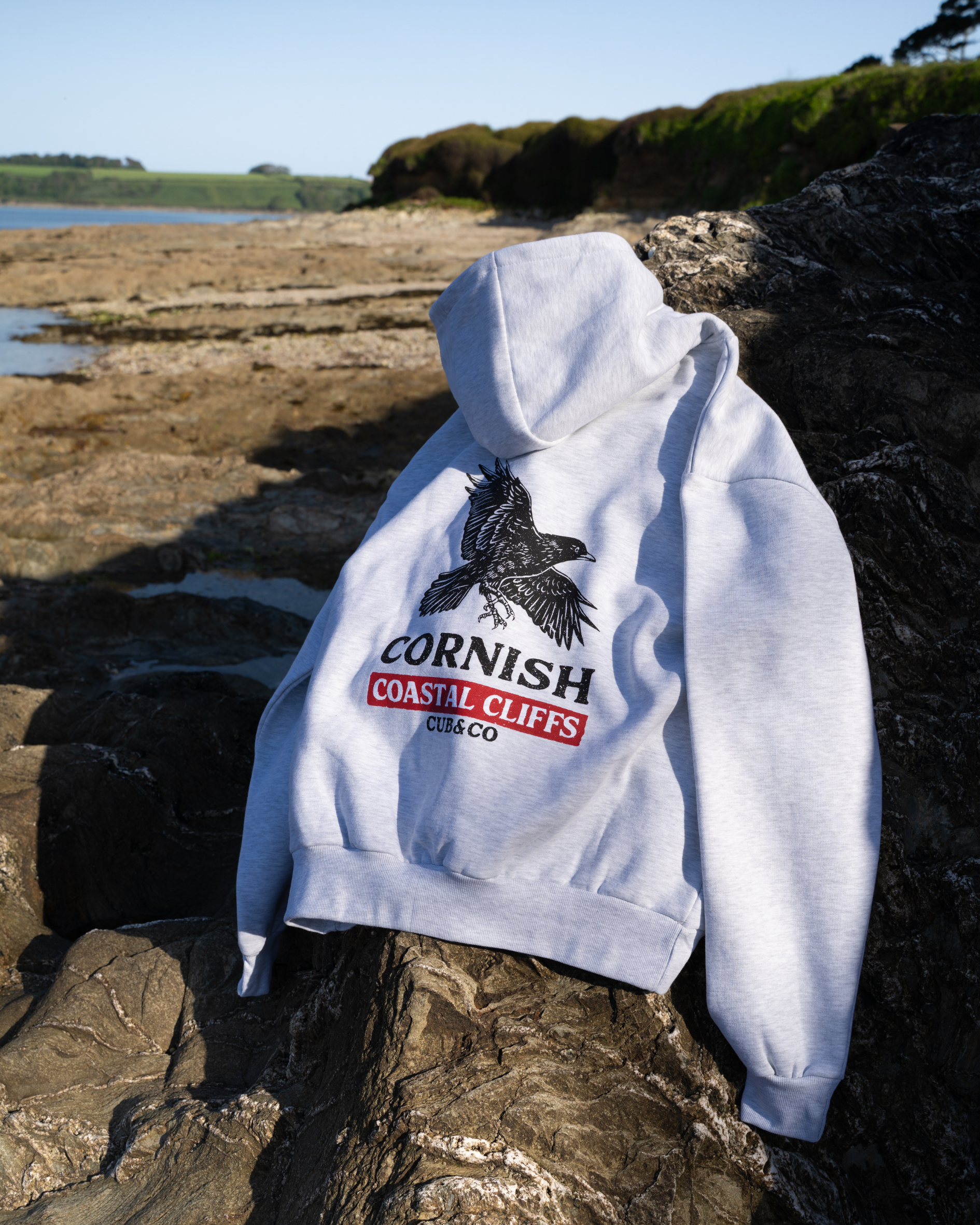 Chough Heavyweight Hoodie - Ash Grey