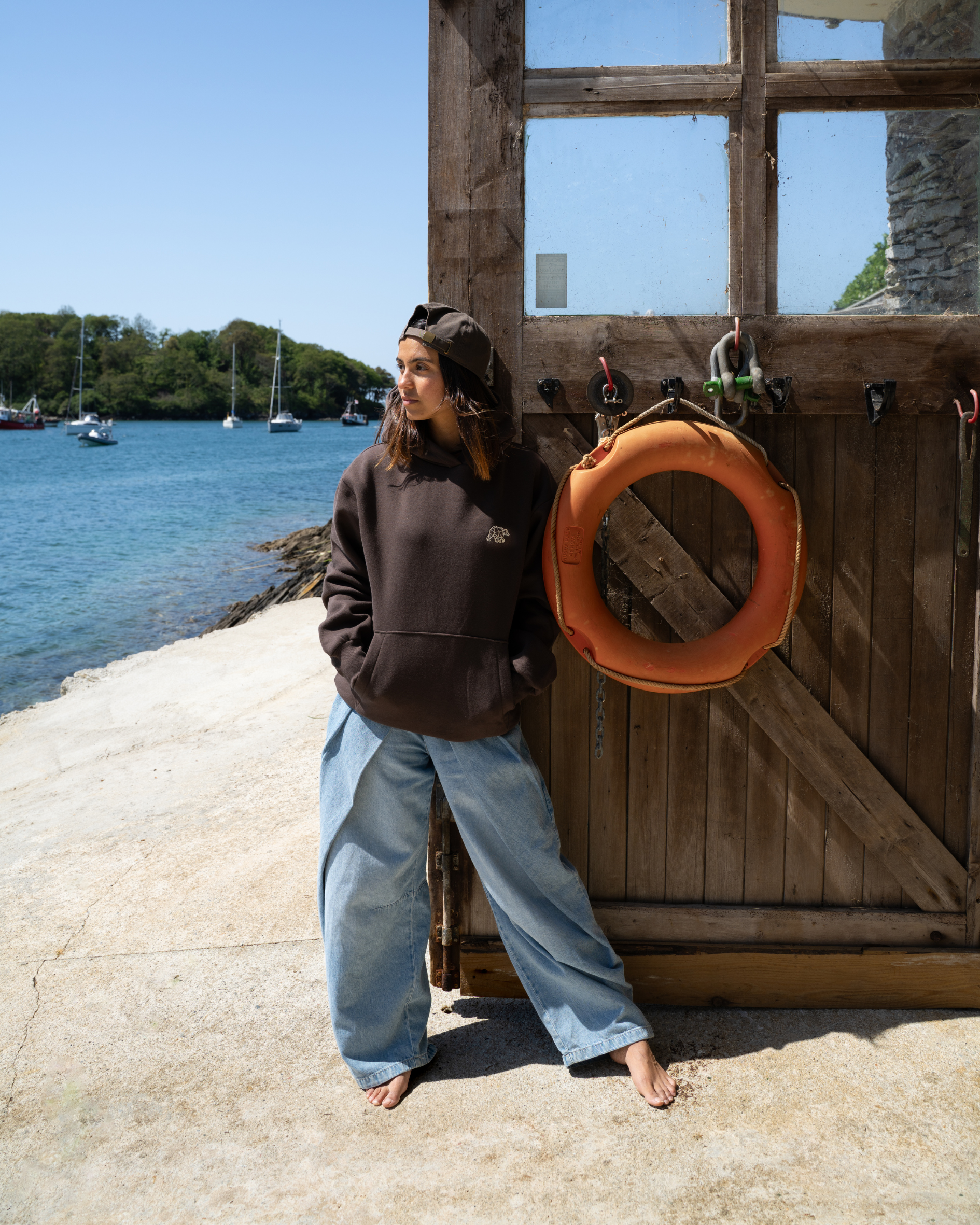 Polybear Heavyweight Hoodie - Brown