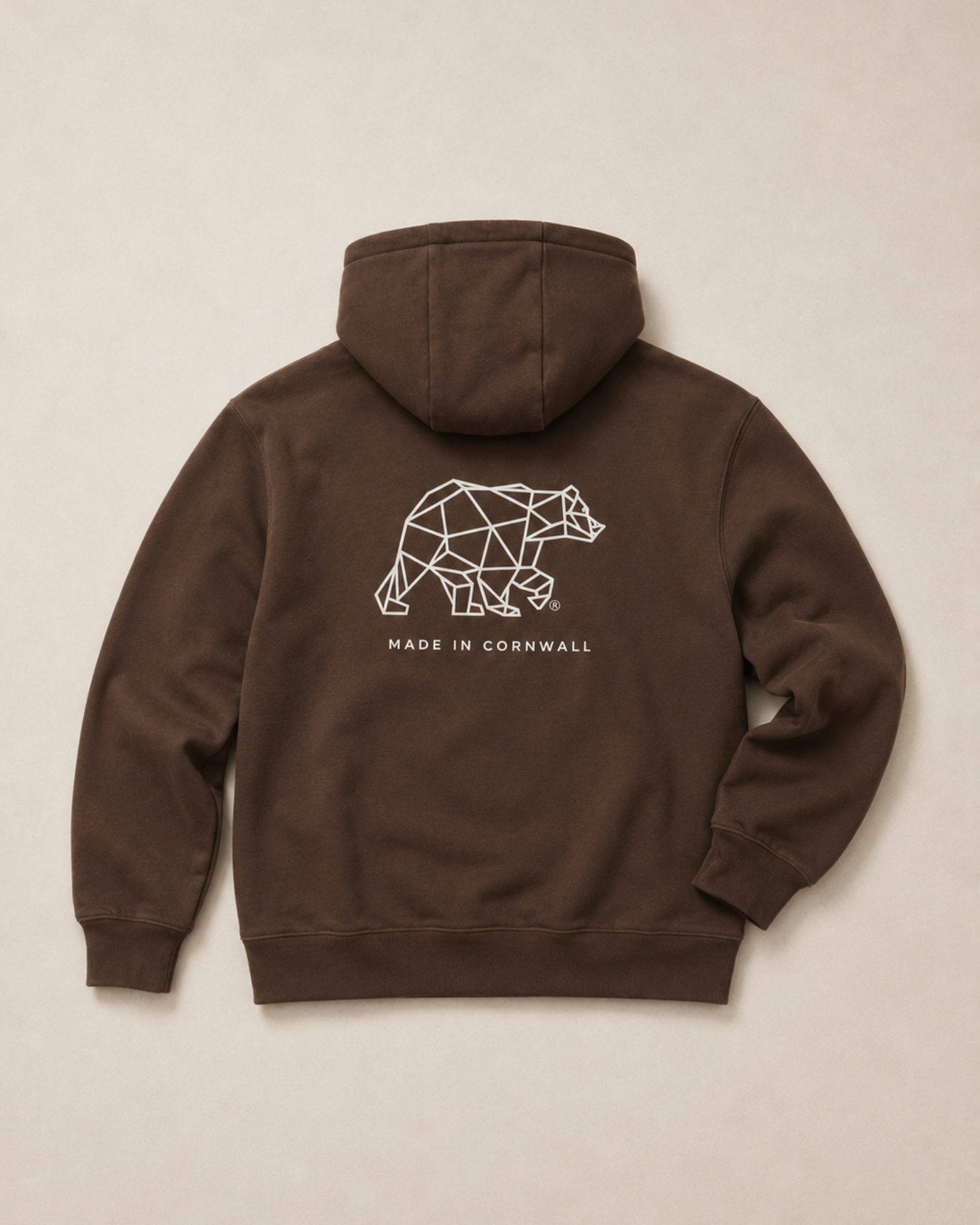 Bear Heavyweight Hoodie - Brown