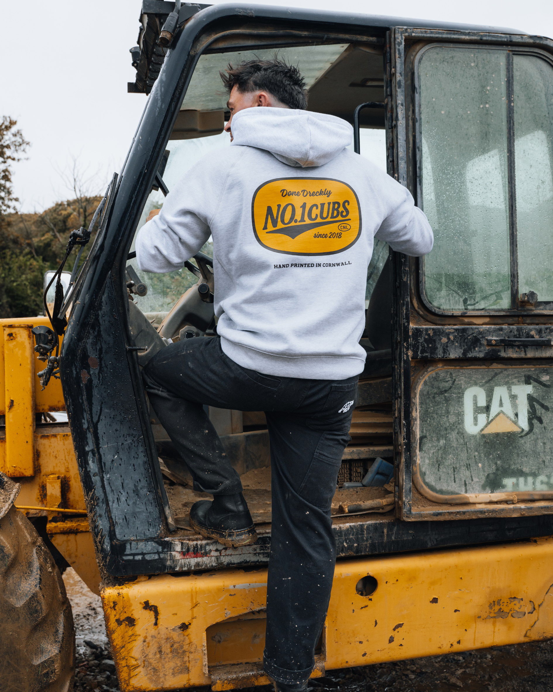 Dreckly Heavyweight Hoodie - Ash Grey