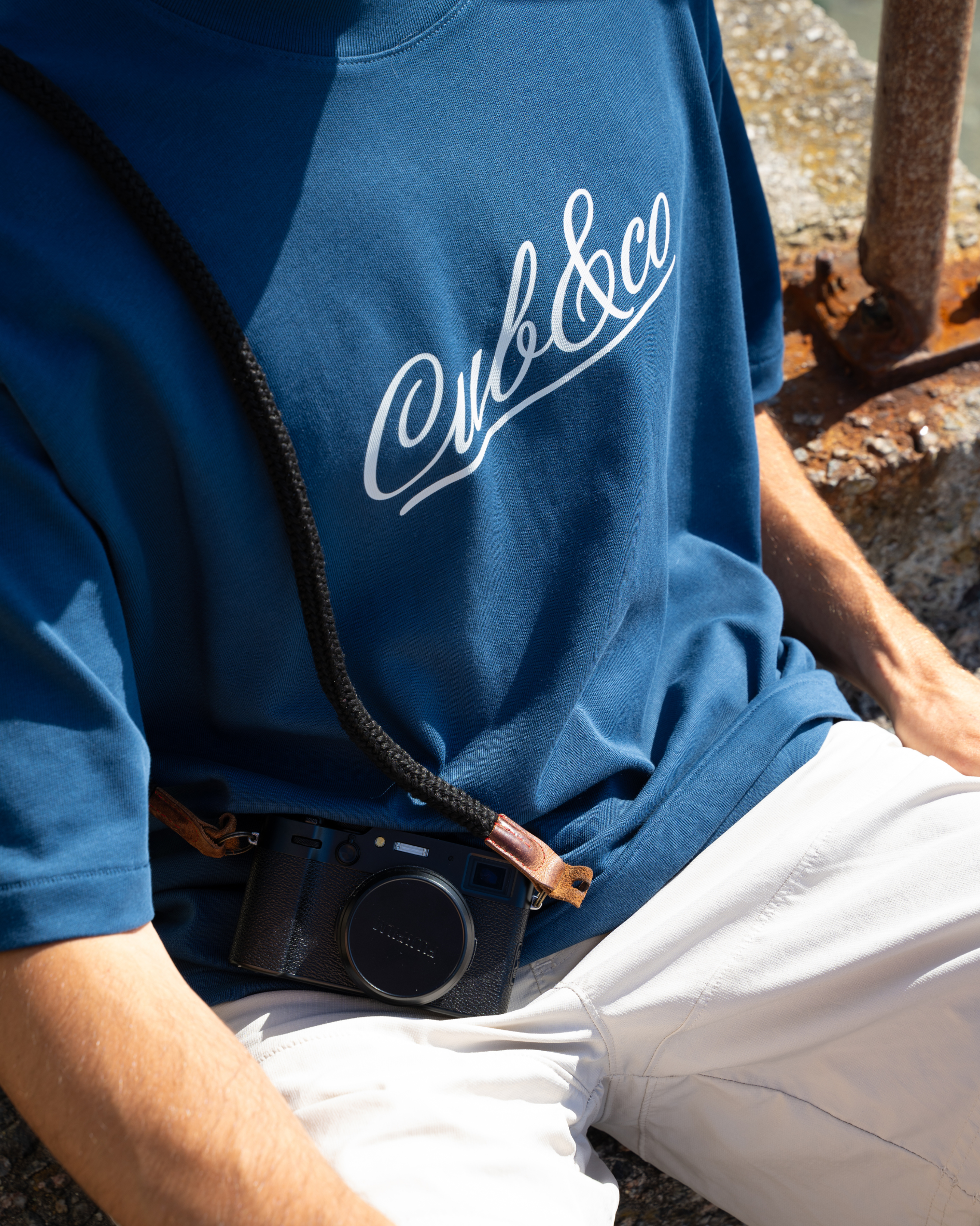 Written Heavyweight Box T-Shirt – Marine Blue