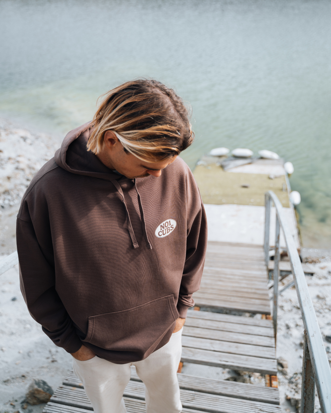 Oval Heavyweight Hoodie - Brown
