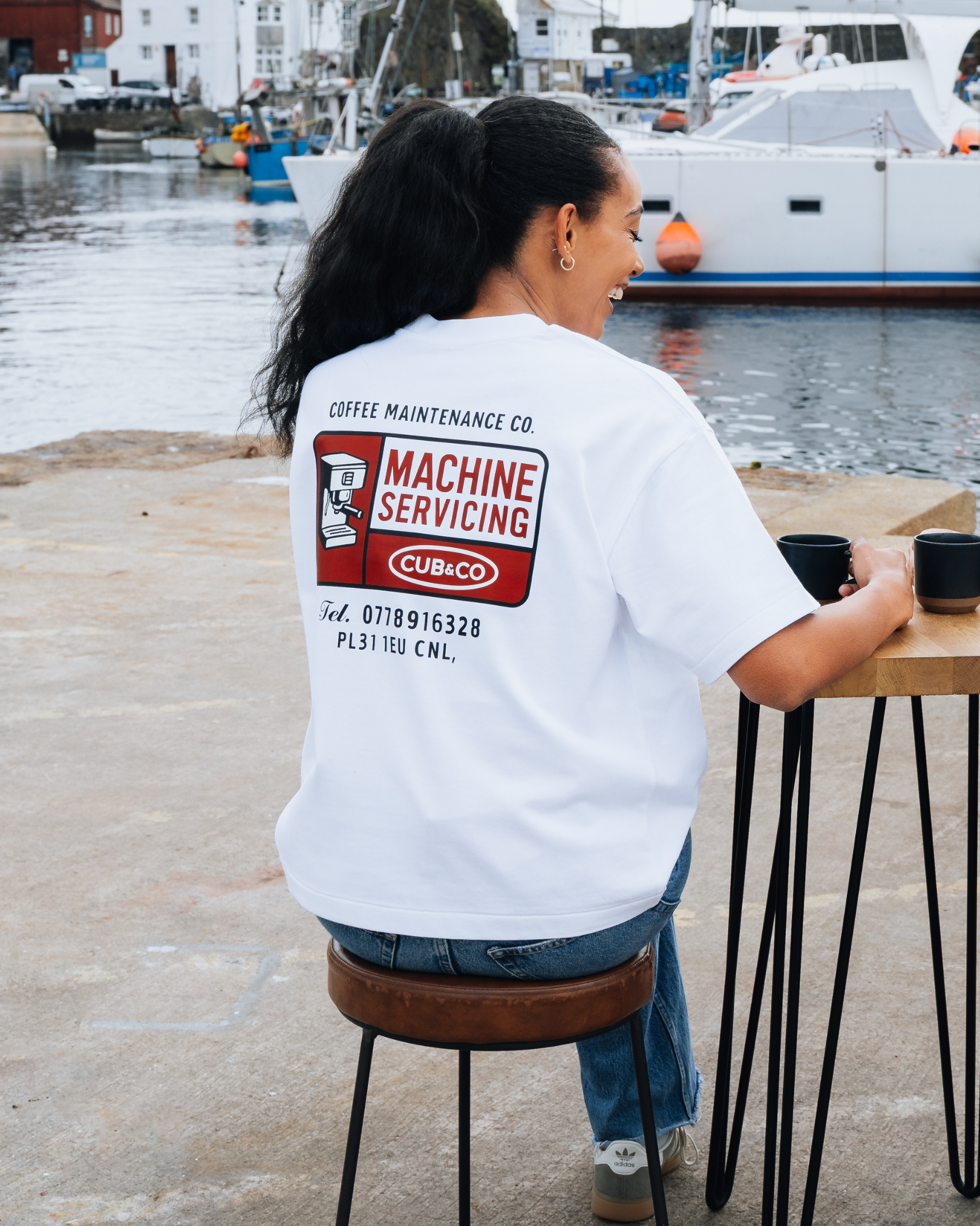 Maintenance Heavyweight Box T-Shirt - White