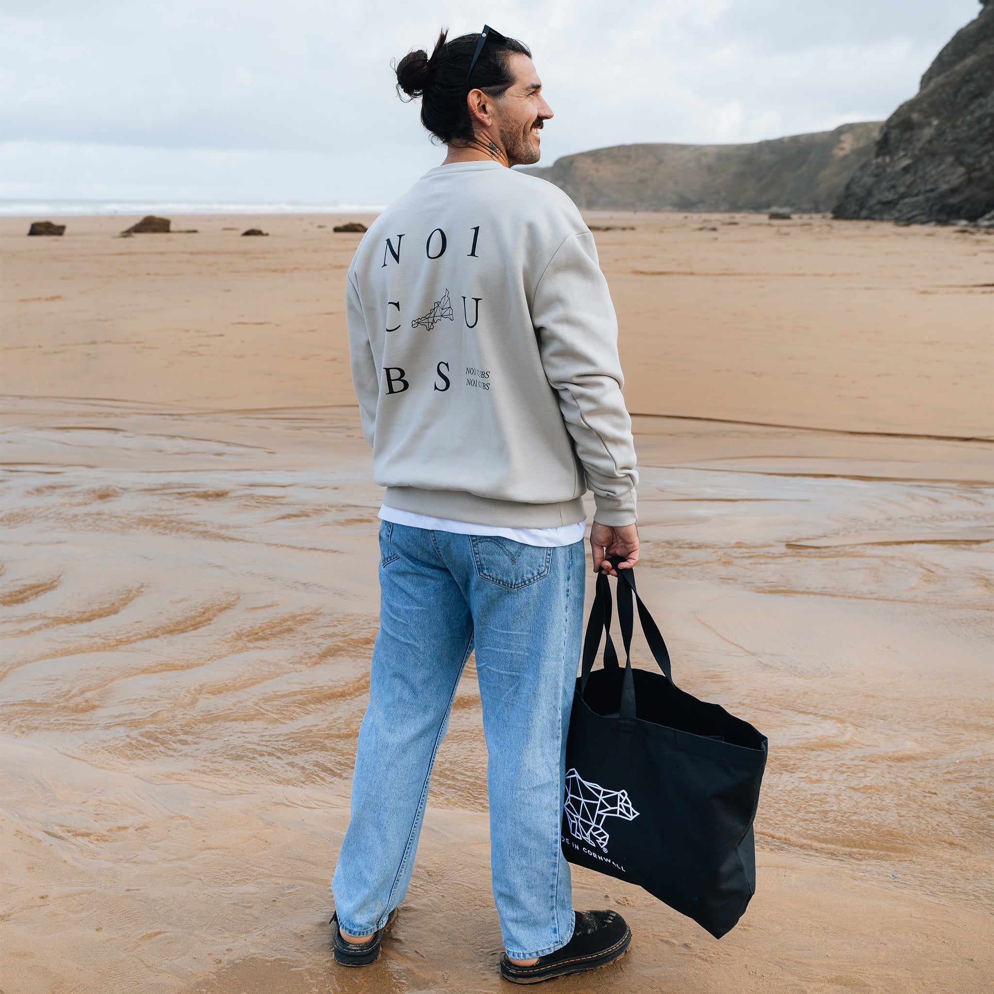 3 Tier Heavyweight Sweatshirt - Sand