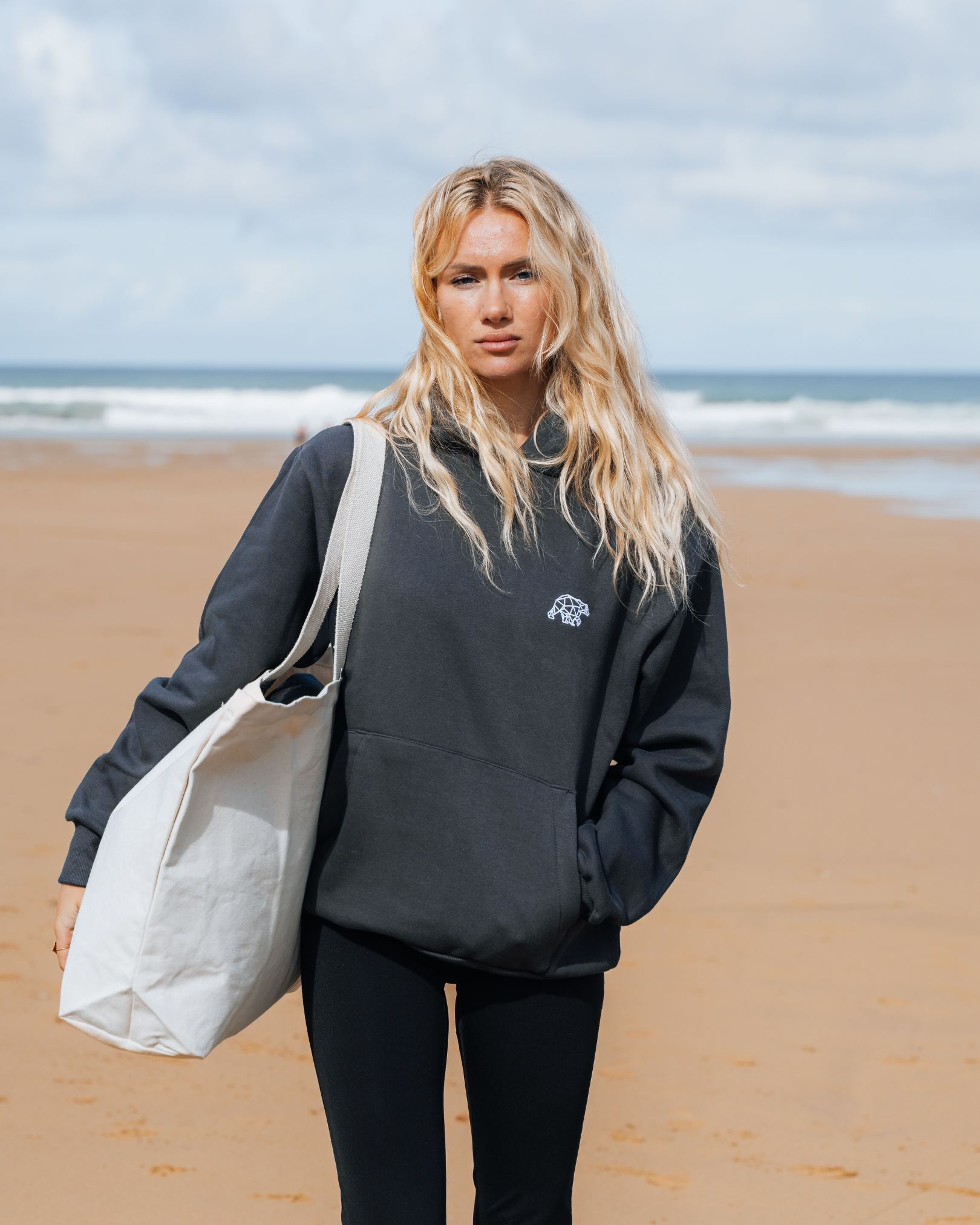 Polybear Heavyweight Hoodie - Slate Grey