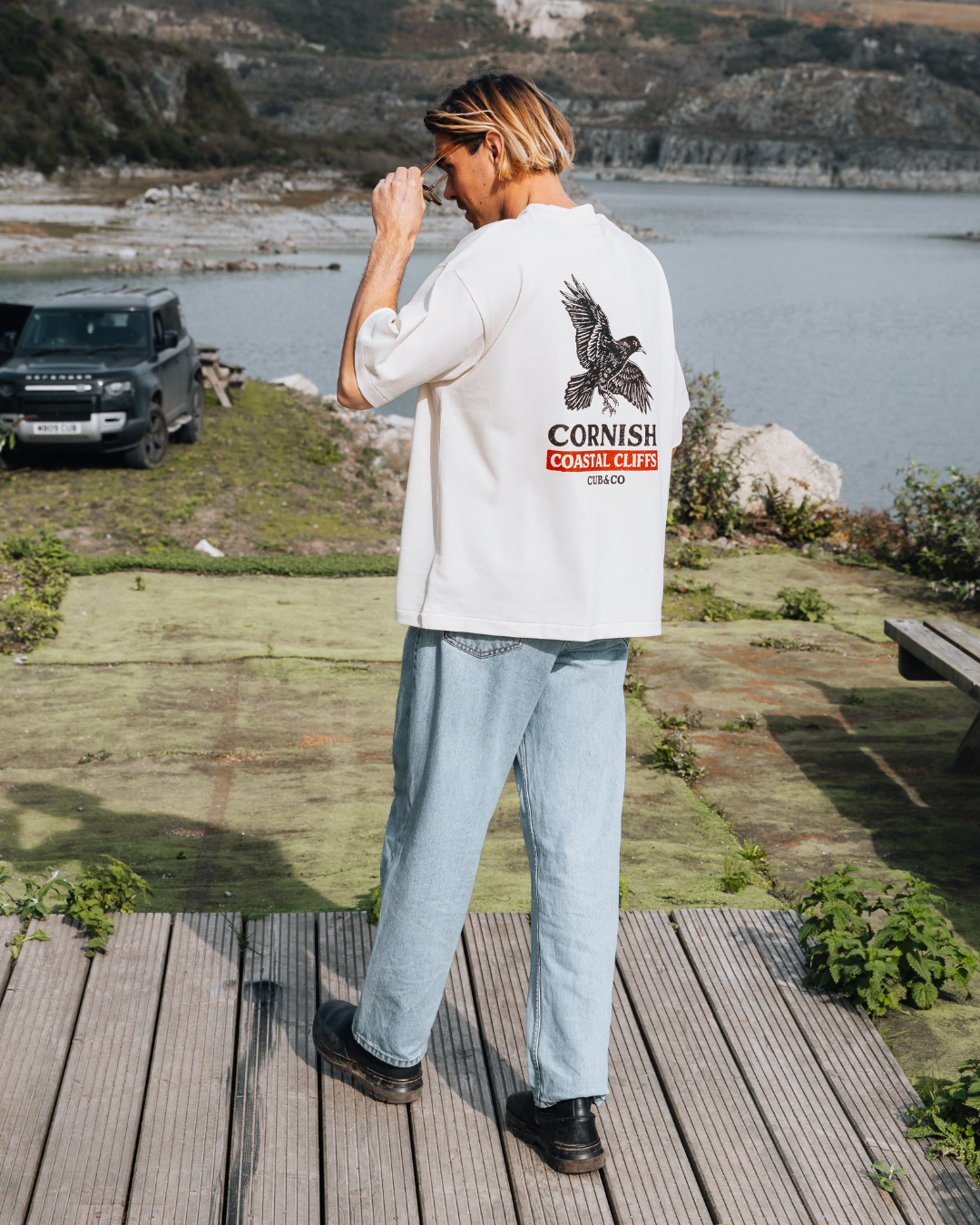 Chough Heavyweight Box T-Shirt – Cornish Cream