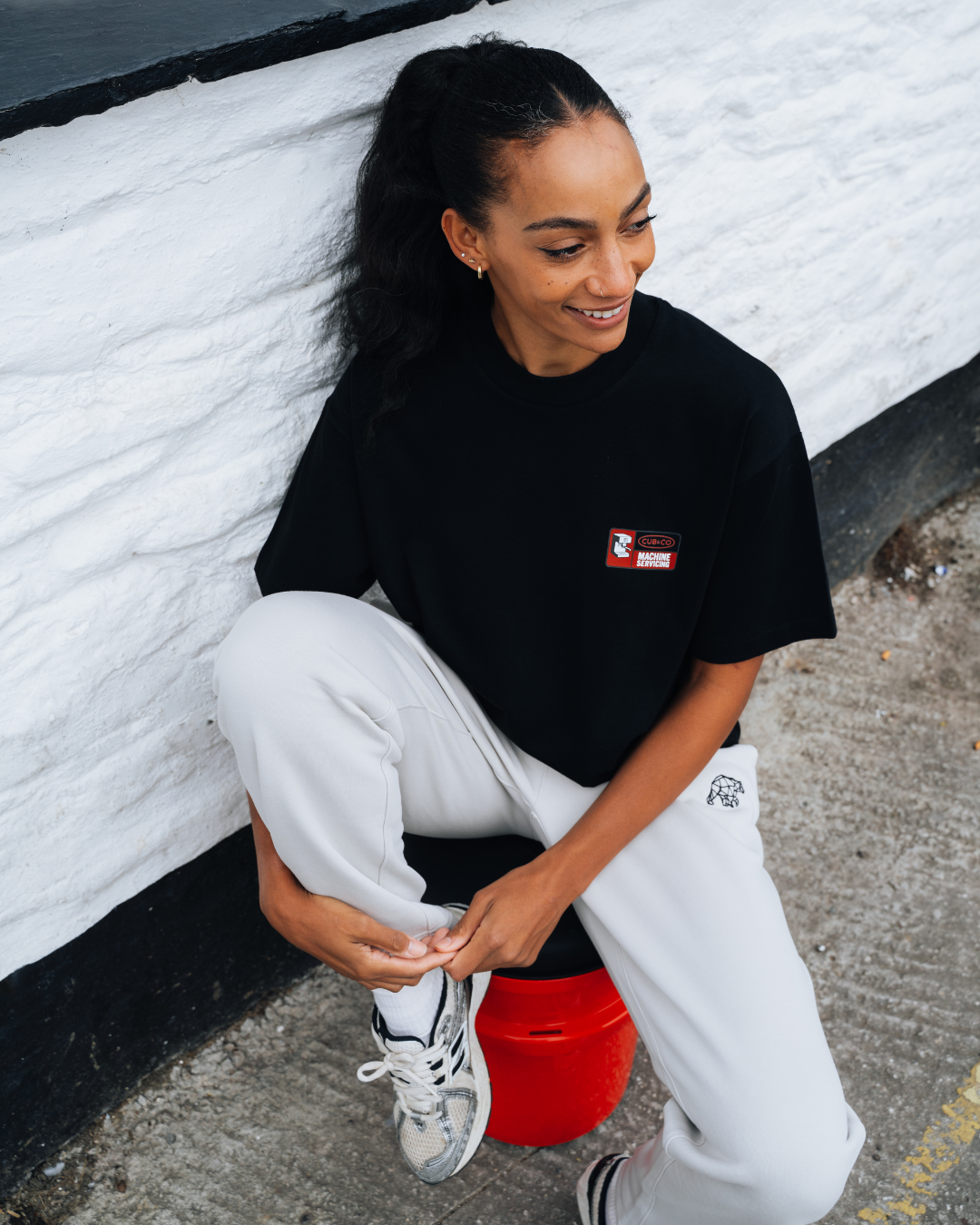 Maintenance Heavyweight Box T-Shirt - Black