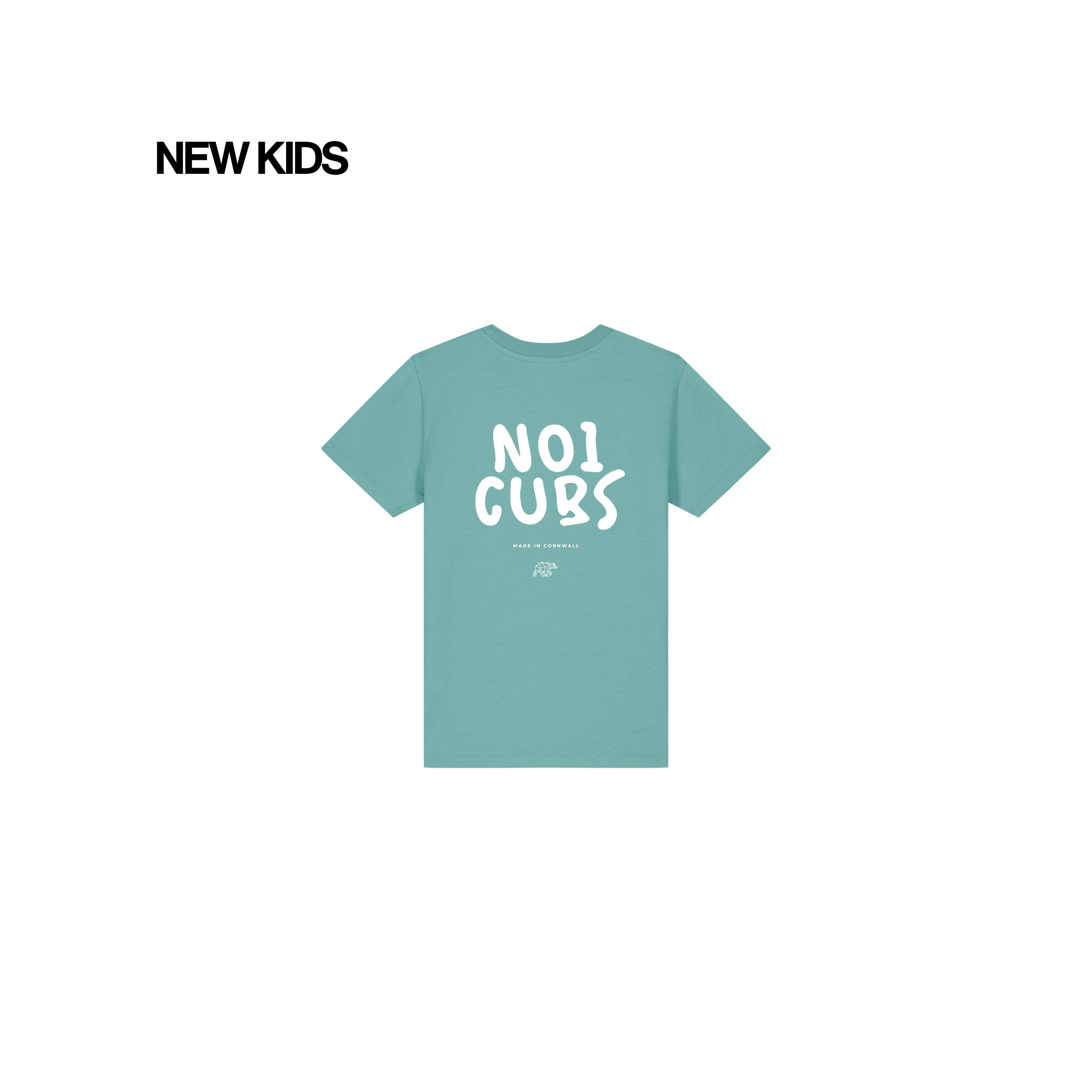 Teal t-shirt with &
