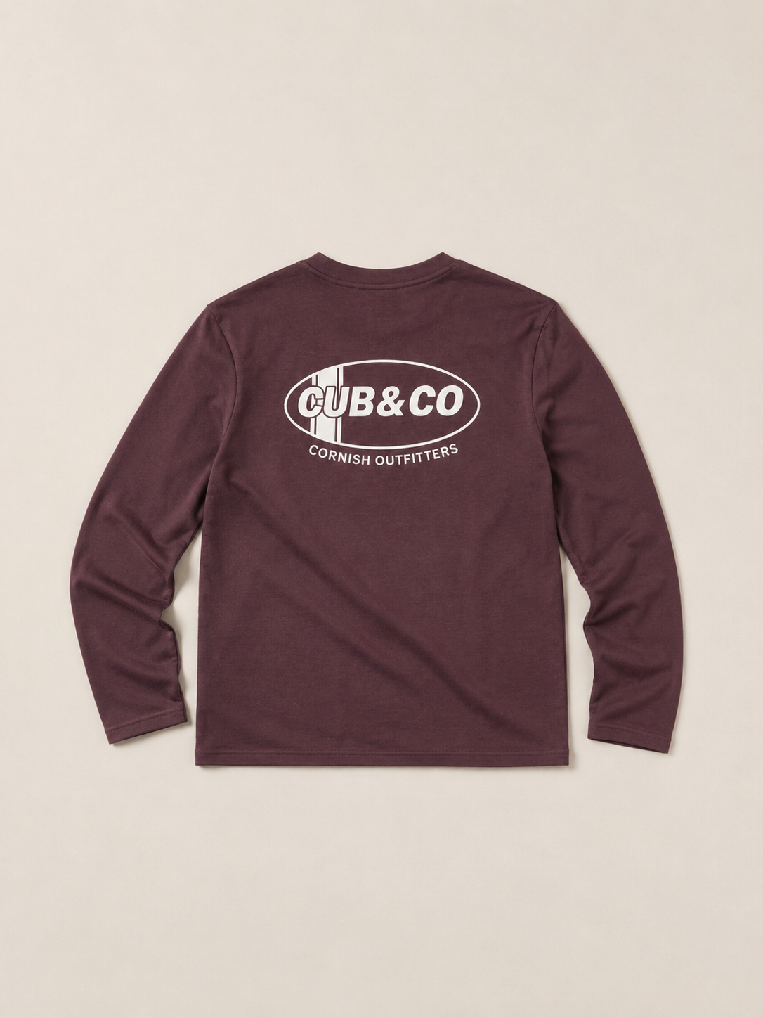 Oval Long Sleeve T-Shirt - Vino