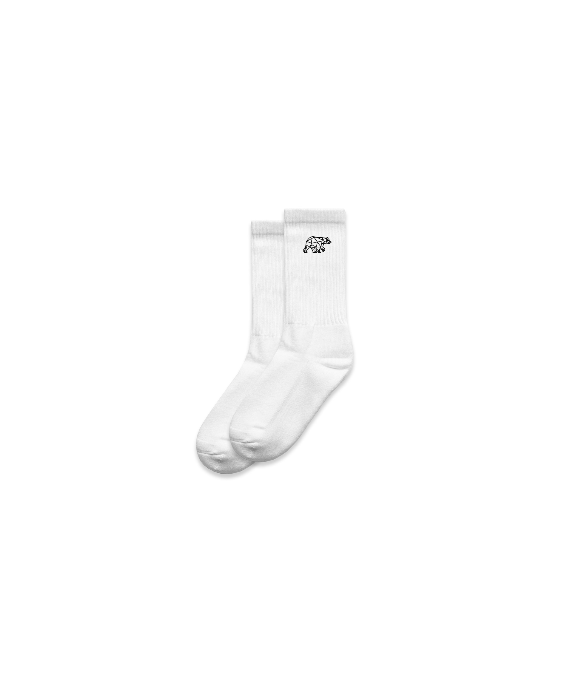 Polybear White Socks