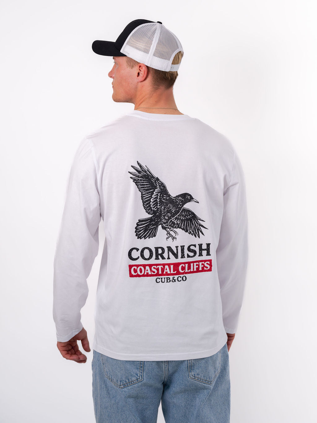 Chough Long Sleeve T-Shirt - White