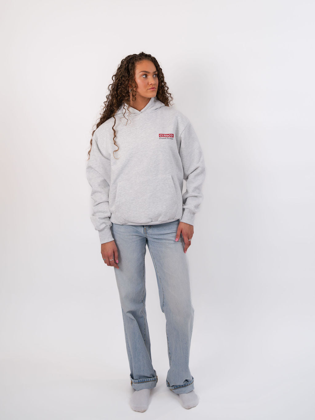 Chough Heavyweight Hoodie - Ash Grey