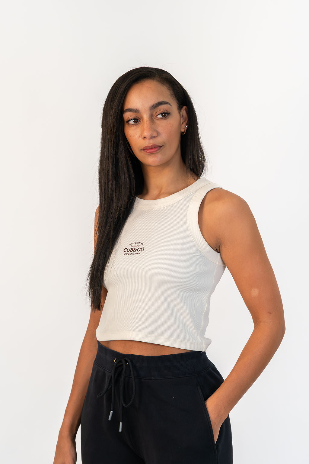 Cub&Co Ribbed Vest -Cornish Cream