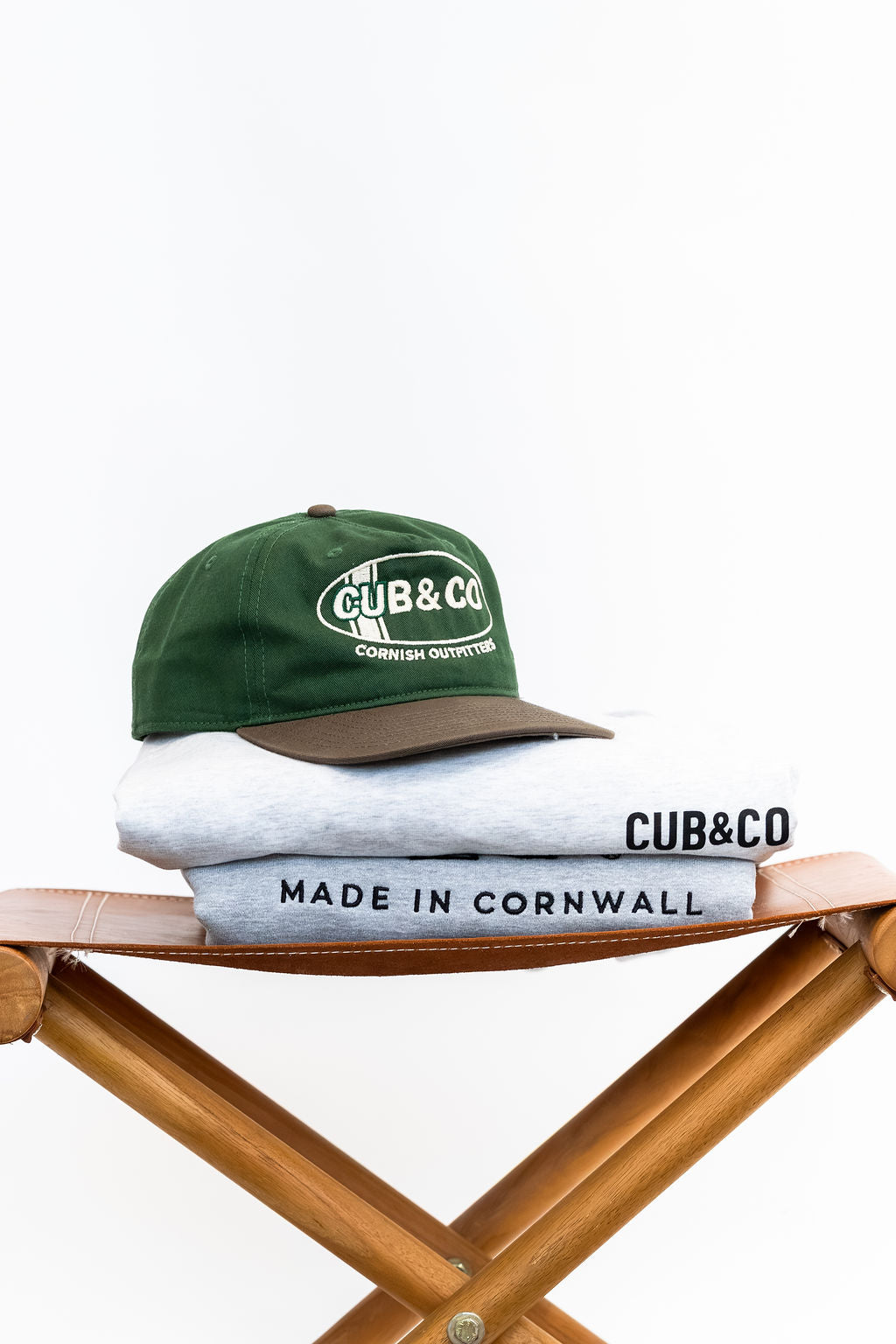 Cub&Co Oval Outfitters Cap Green & Brown