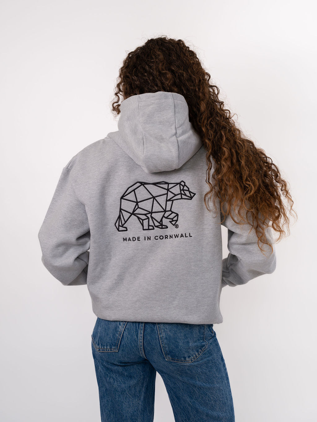 Polybear Heavyweight Full Zip Hoodie - Heather Grey