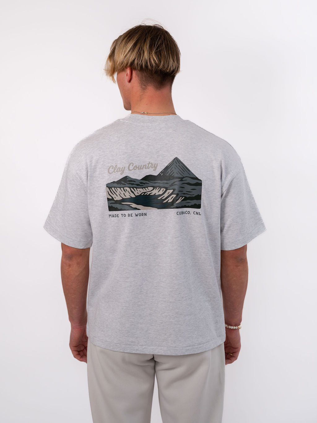 Clay Country Heavyweight Box T-Shirt – Ash Grey