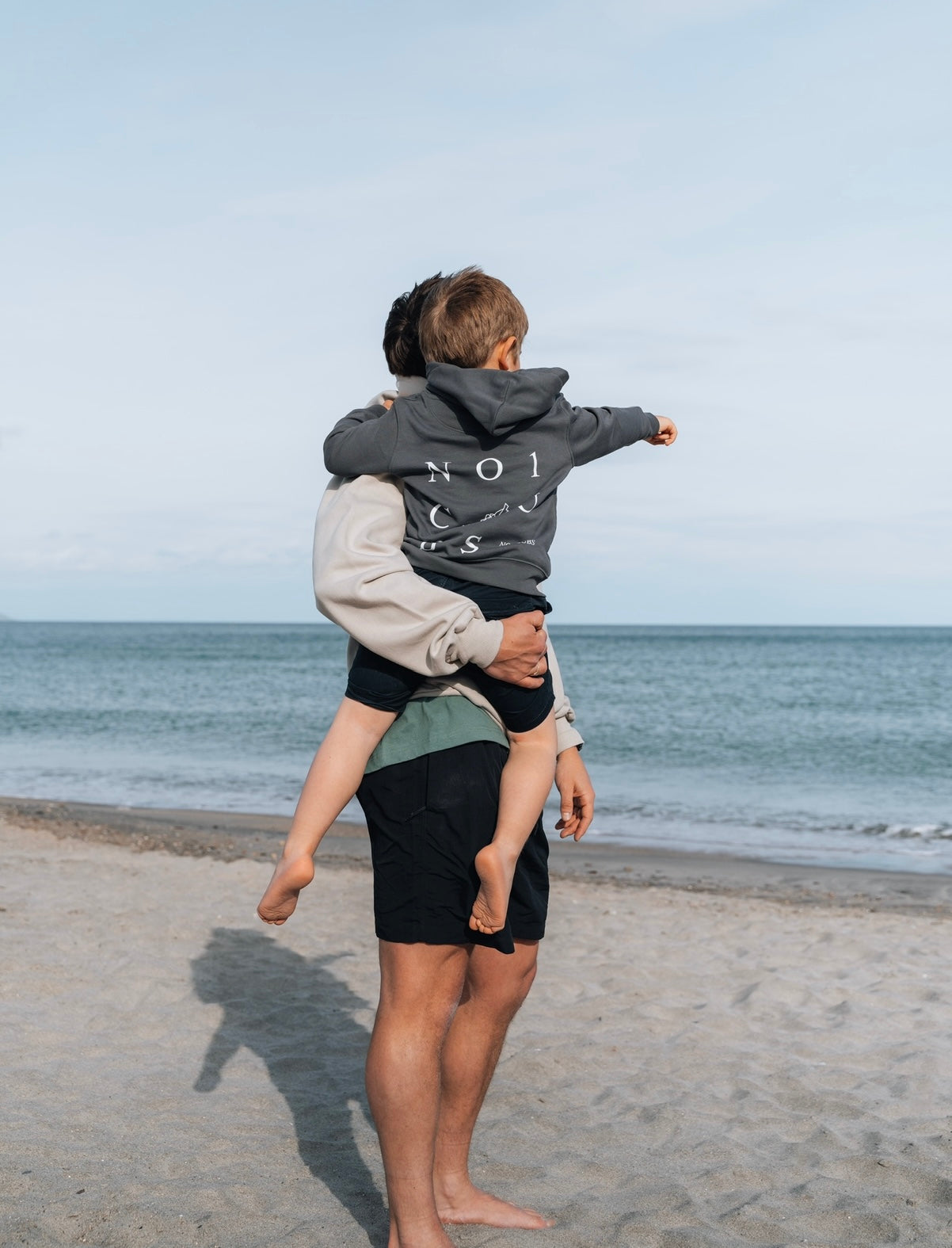 Kids 3 Tier Slate Grey Hoodie