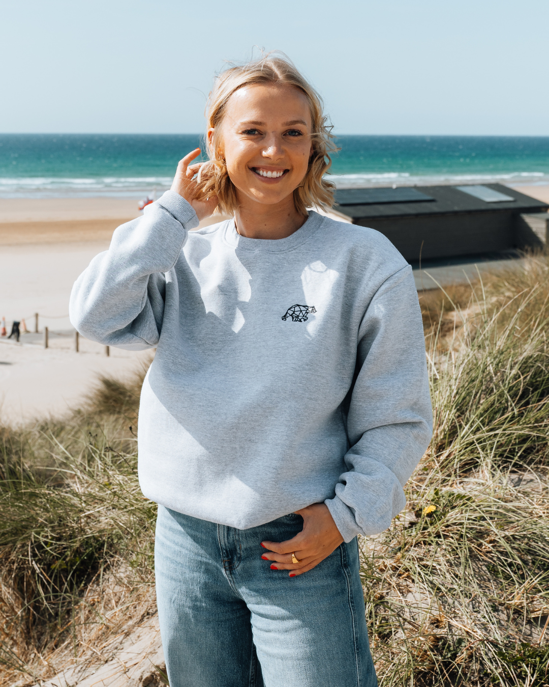 Bear Essentials Heavyweight Sweatshirt - Grey