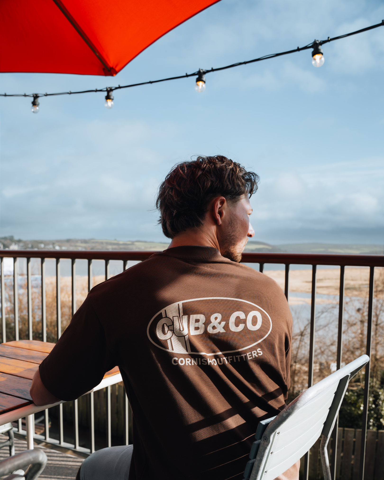 Oval Heavyweight Box T-Shirt - Brown