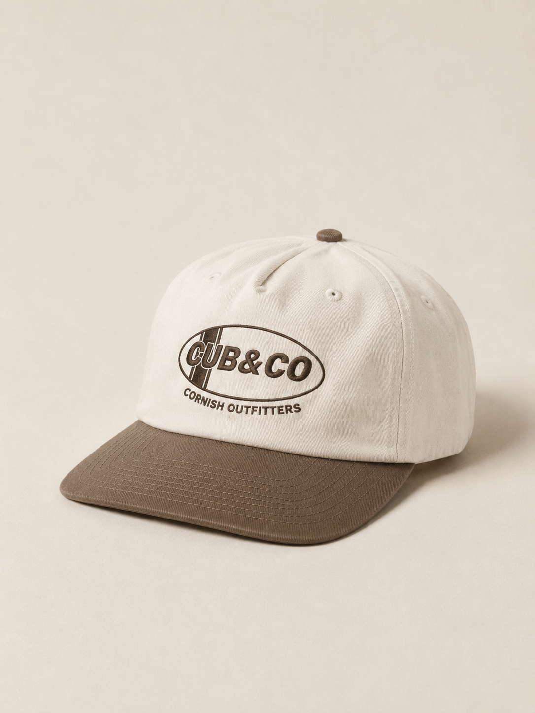 Oval Outfitters Cap Cream & Brown