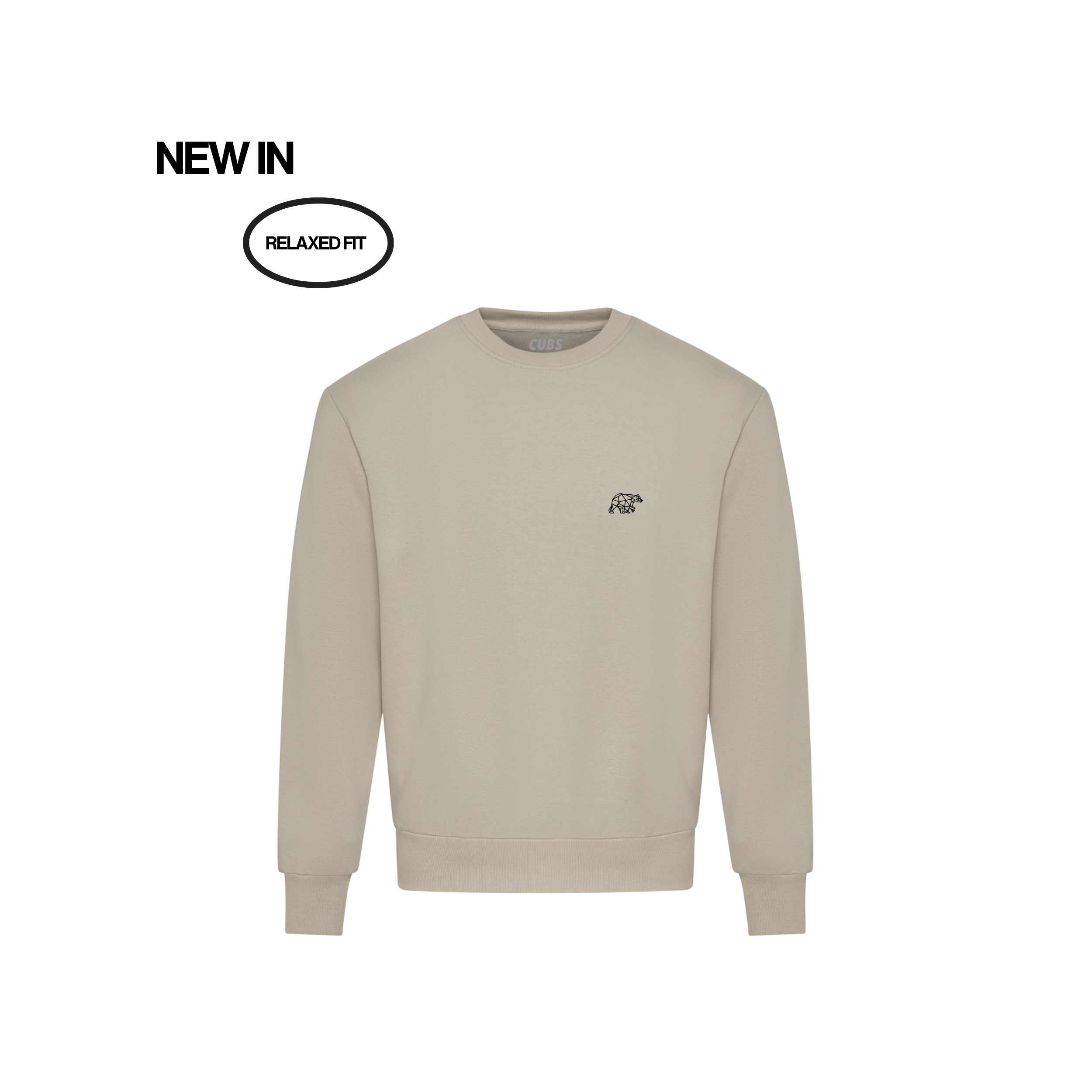 3 Tier Heavyweight Sweatshirt - Sand
