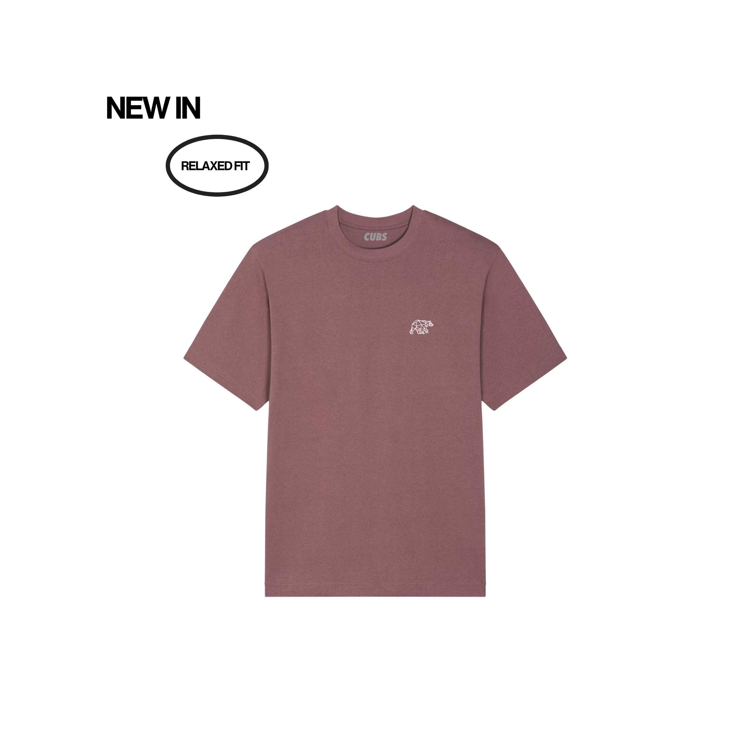 3 Tier Heavyweight Relaxed Fit T-Shirt - Blackcurrant