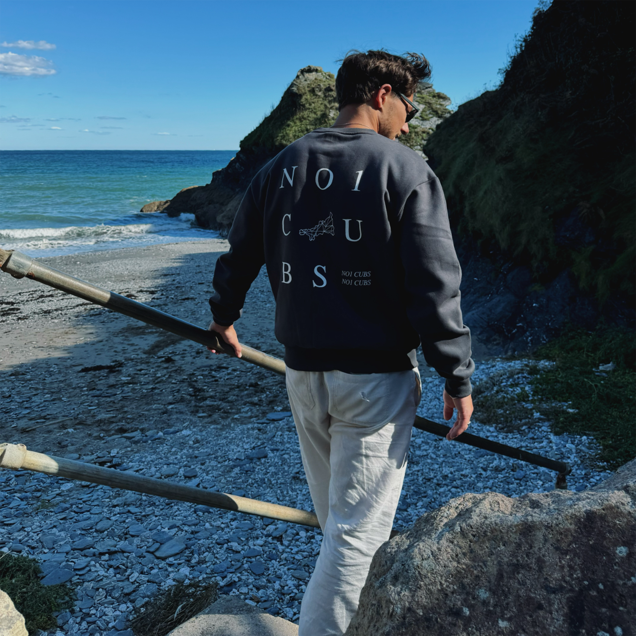 3 Tier Heavyweight Sweatshirt - Slate Grey