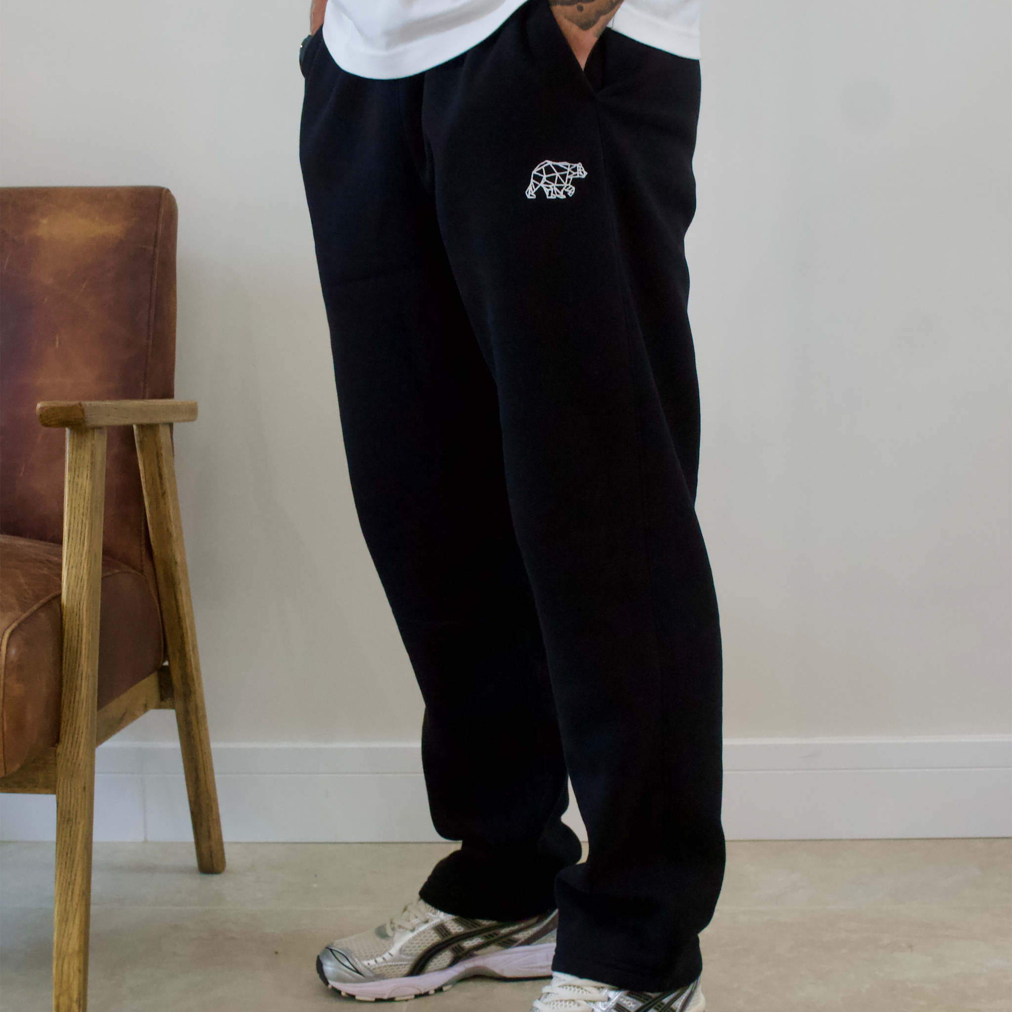 Polybear Black Straight Leg Jogger