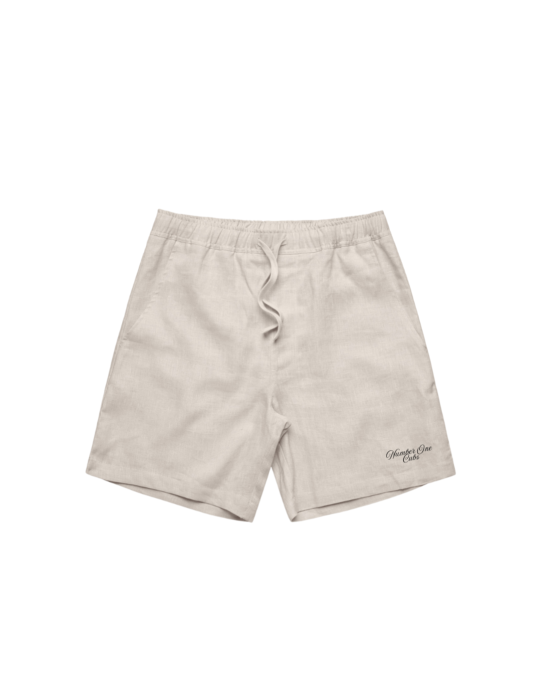Written Linen Shorts
