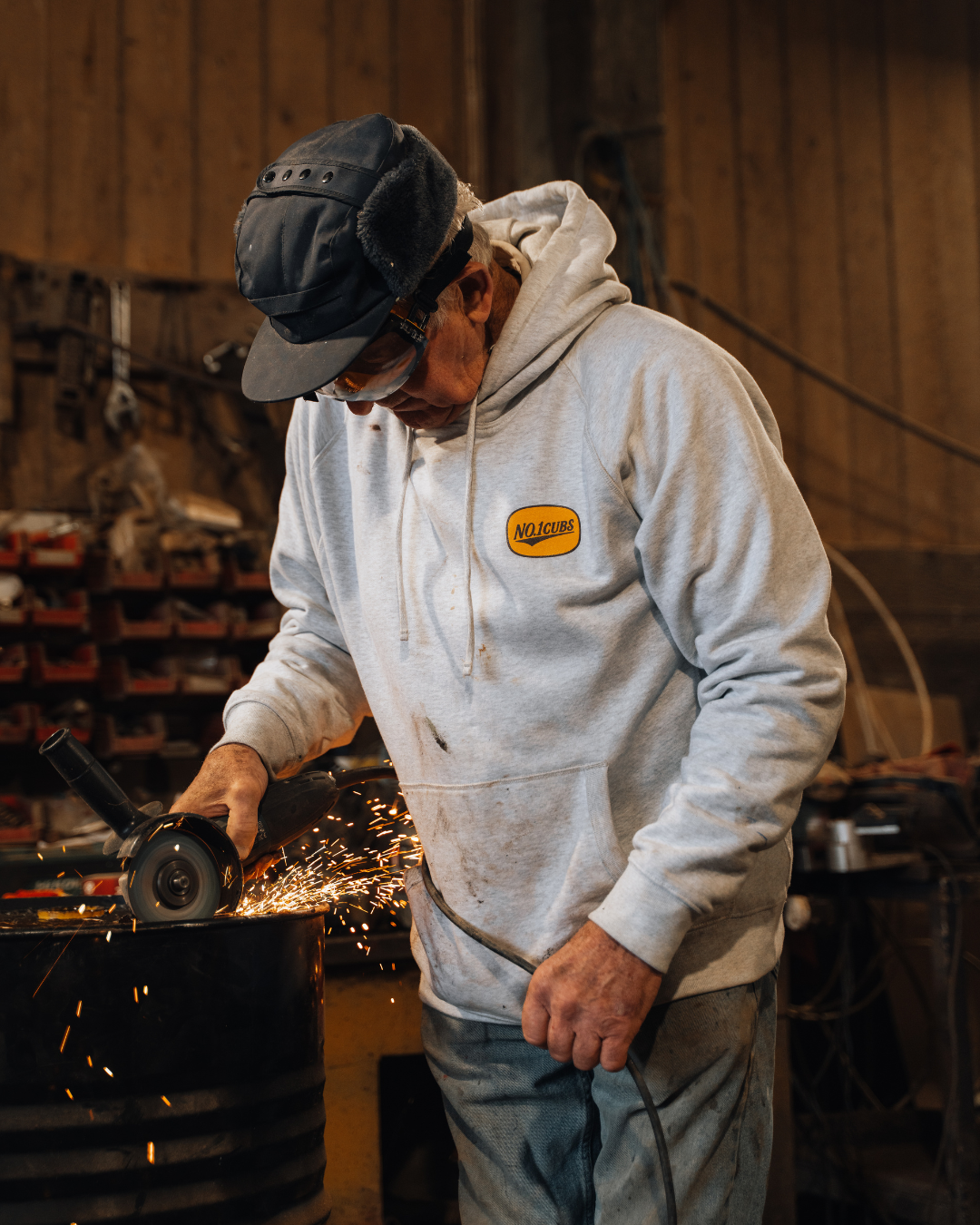 Dreckly Heavyweight Hoodie - Ash Grey