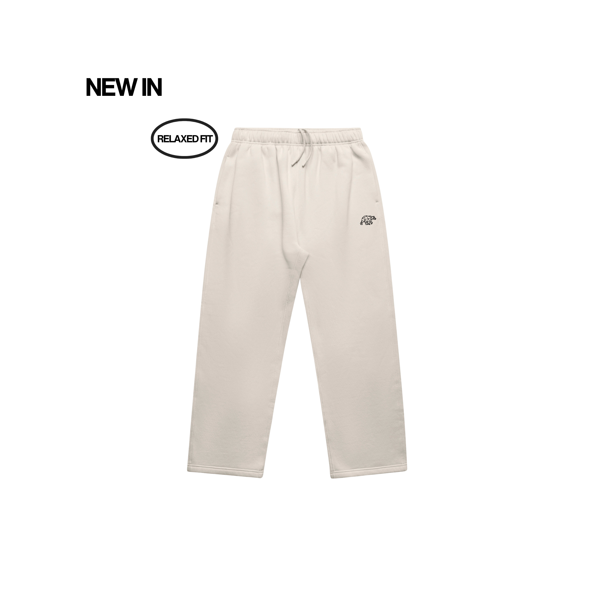 Polybear Cornish Cream Straight Leg Jogger