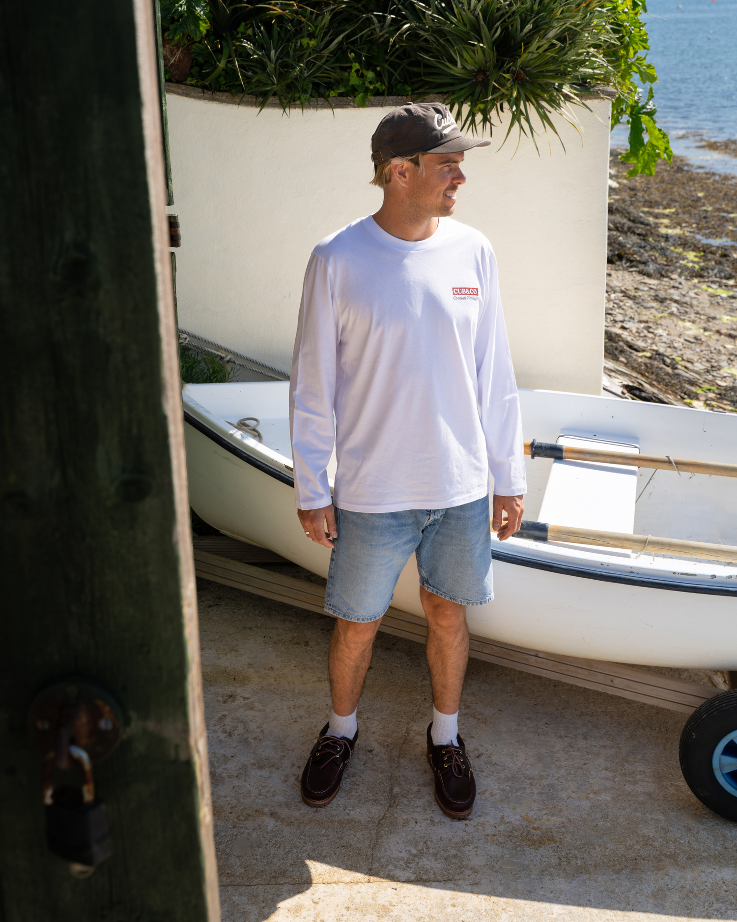 Chough Long Sleeve T-Shirt - White