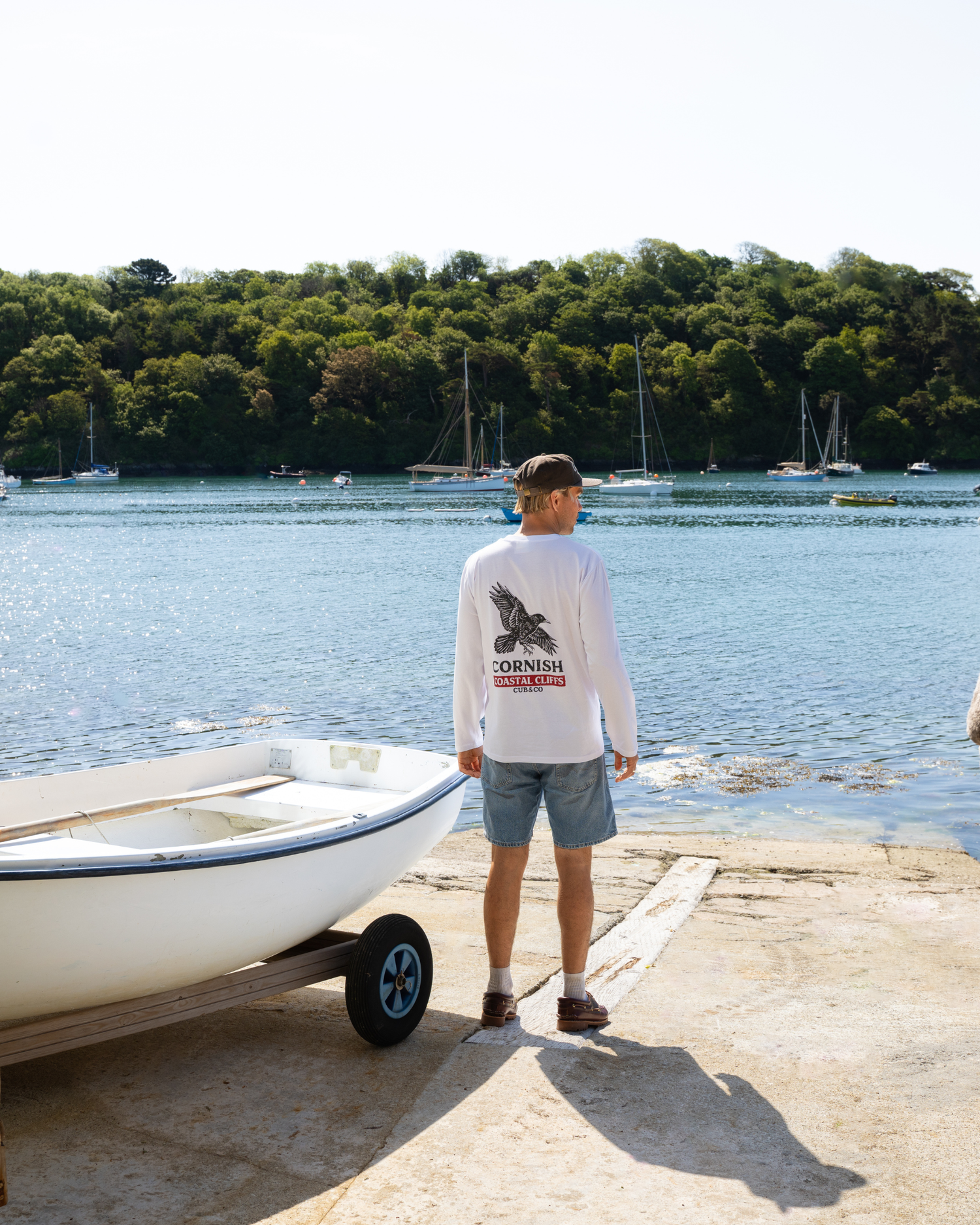 Chough Long Sleeve T-Shirt - White