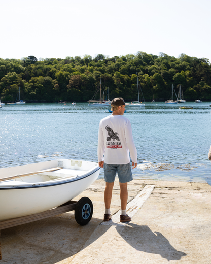 Chough Long Sleeve T-Shirt - White