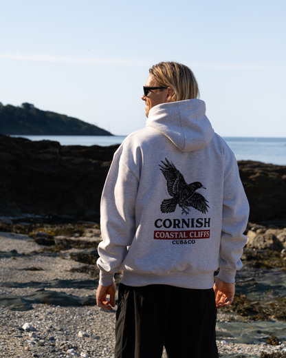 Chough Heavyweight Hoodie - Ash Grey