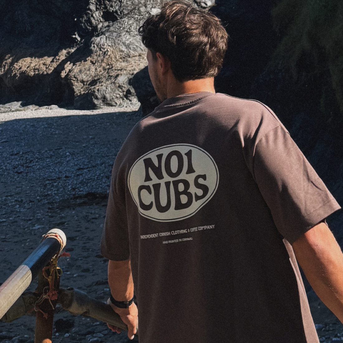 Oval Heavyweight Box T-Shirt - Brown