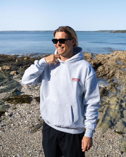 Chough Heavyweight Hoodie - Ash Grey