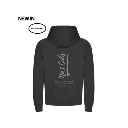 Waves Heavyweight Hoodie - Slate Grey