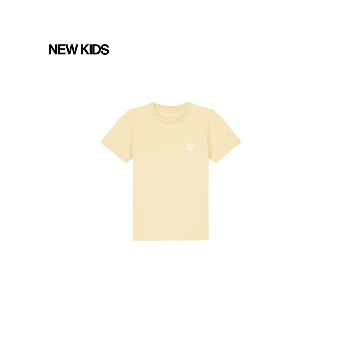 Kids 3 Tier Pale Yellow T-Shirt
