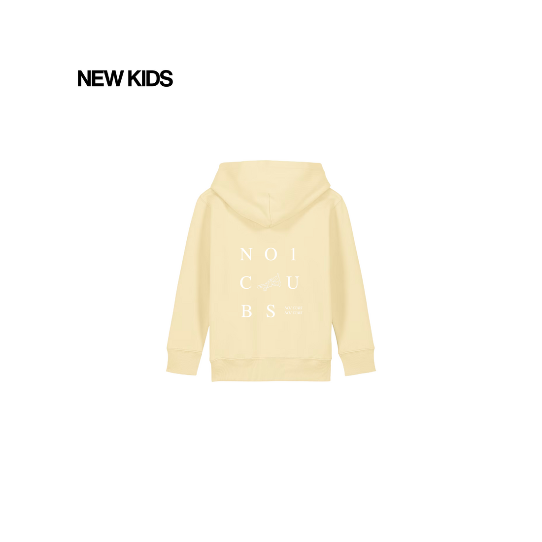 Kids Pale Yellow 3 Tier Hoodie