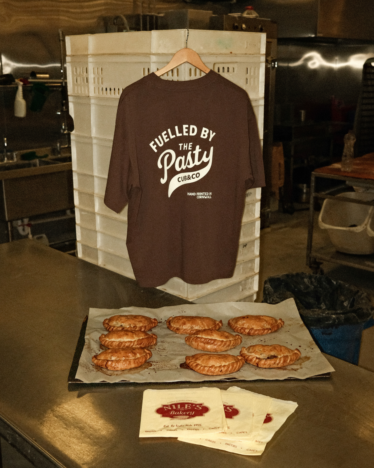 Pasty Heavyweight Box T-Shirt - Brown