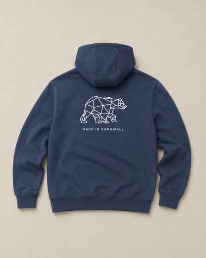Bear Heavyweight Hoodie - Vintage Blue