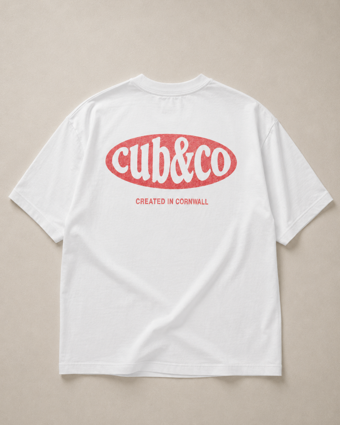 Oval Heavyweight Box T-Shirt – White