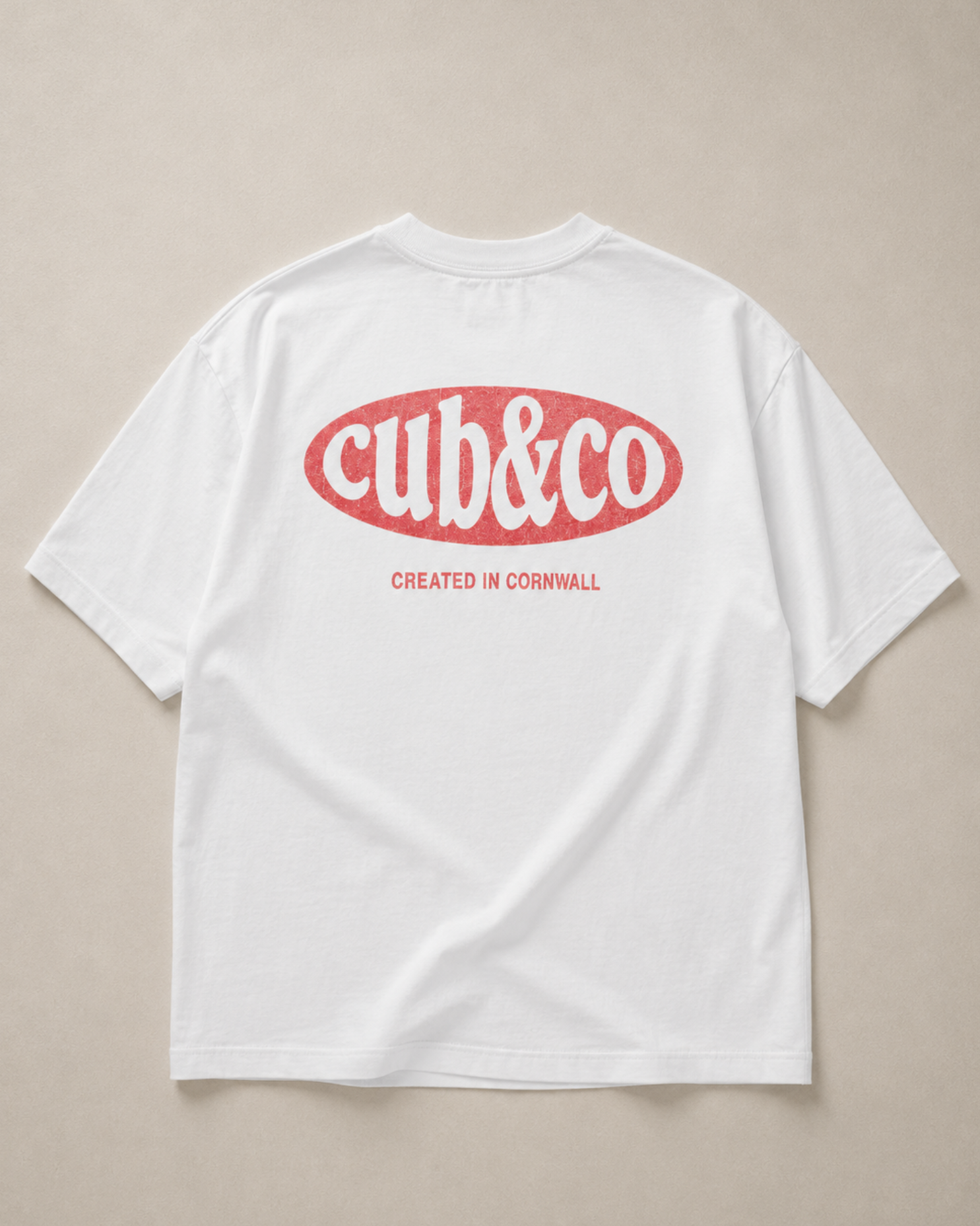 Oval Heavyweight Box T-Shirt – White