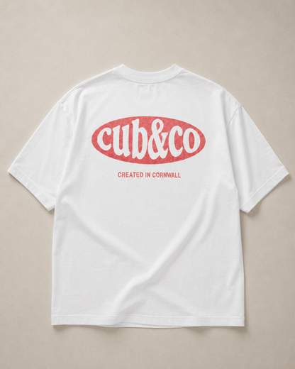 Oval Heavyweight Box T-Shirt – White