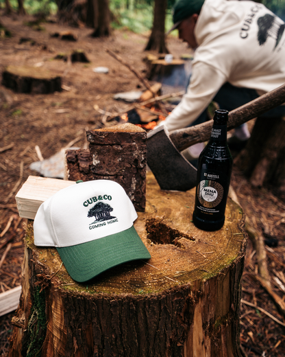 Coming Home Cream &amp; Green Cap