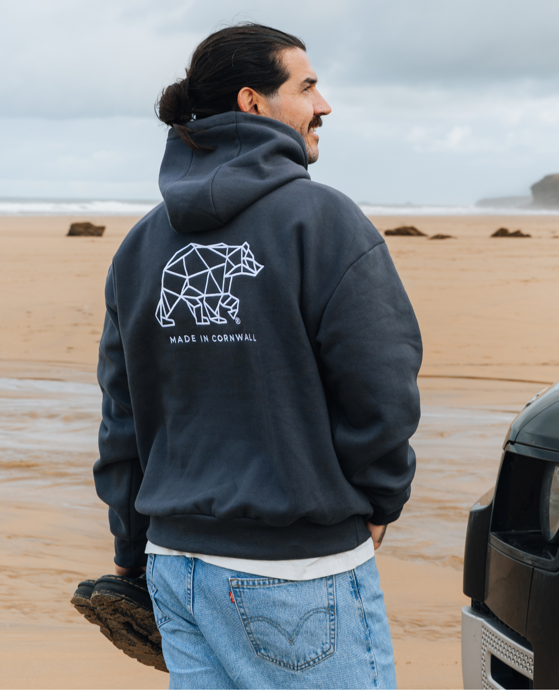 Polybear Heavyweight Hoodie - Slate Grey